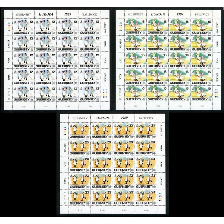 GUERNSEY 1989 Europe 3 m/s MNH**