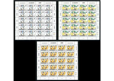 GUERNSEY 1989 Europa 3 MF MNH**