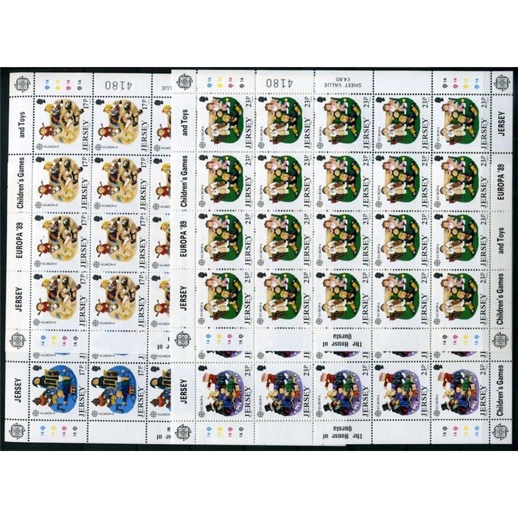 JERSEY 1989 Europa 4 MF MNH**
