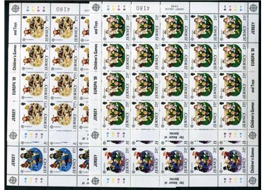 JERSEY 1989 Europe 4 m/s MNH**