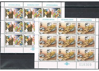 JUGOSLAVIA 1989 Europa 2 MF MNH**