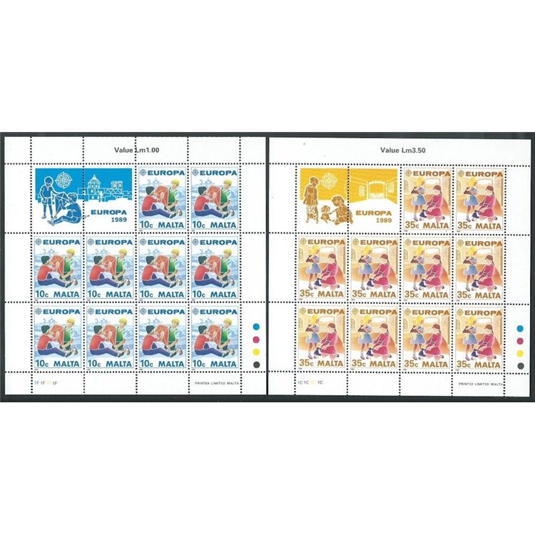 MALTA 1989 Europa 2 MF MNH**