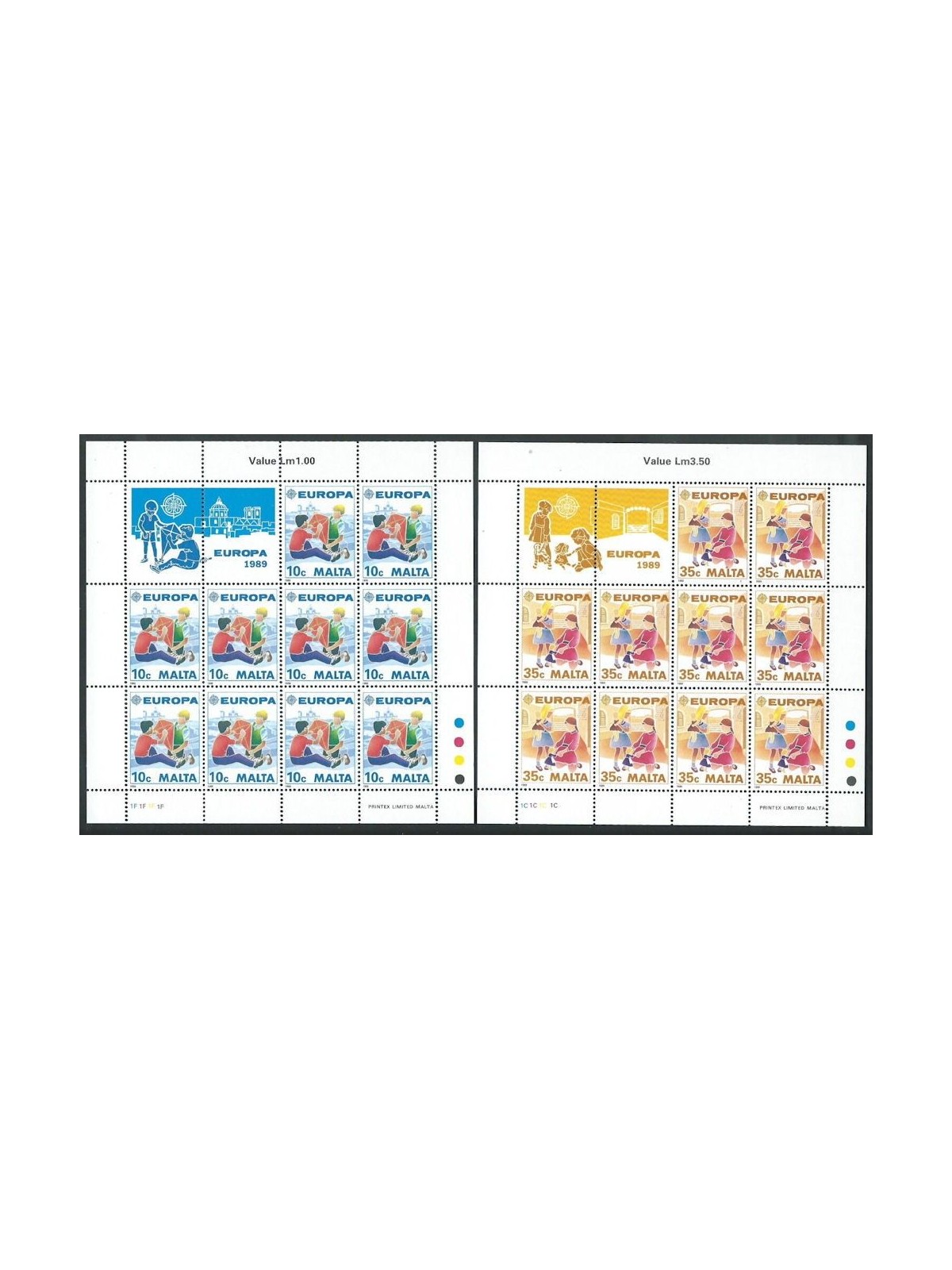 MALTA 1989 Europe 2 m/s MNH**