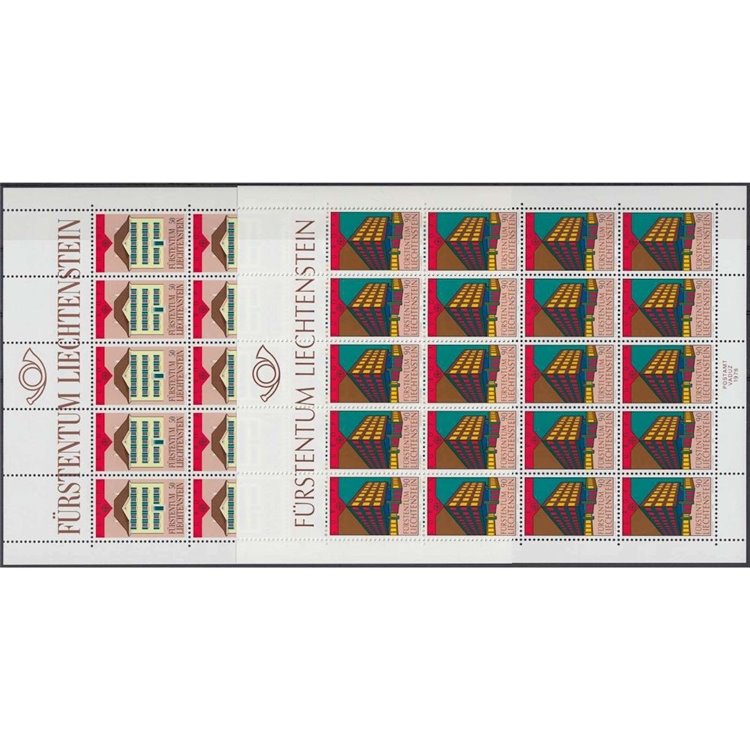 LIECHTENSTEIN 1990 Europa 2 MF MNH**