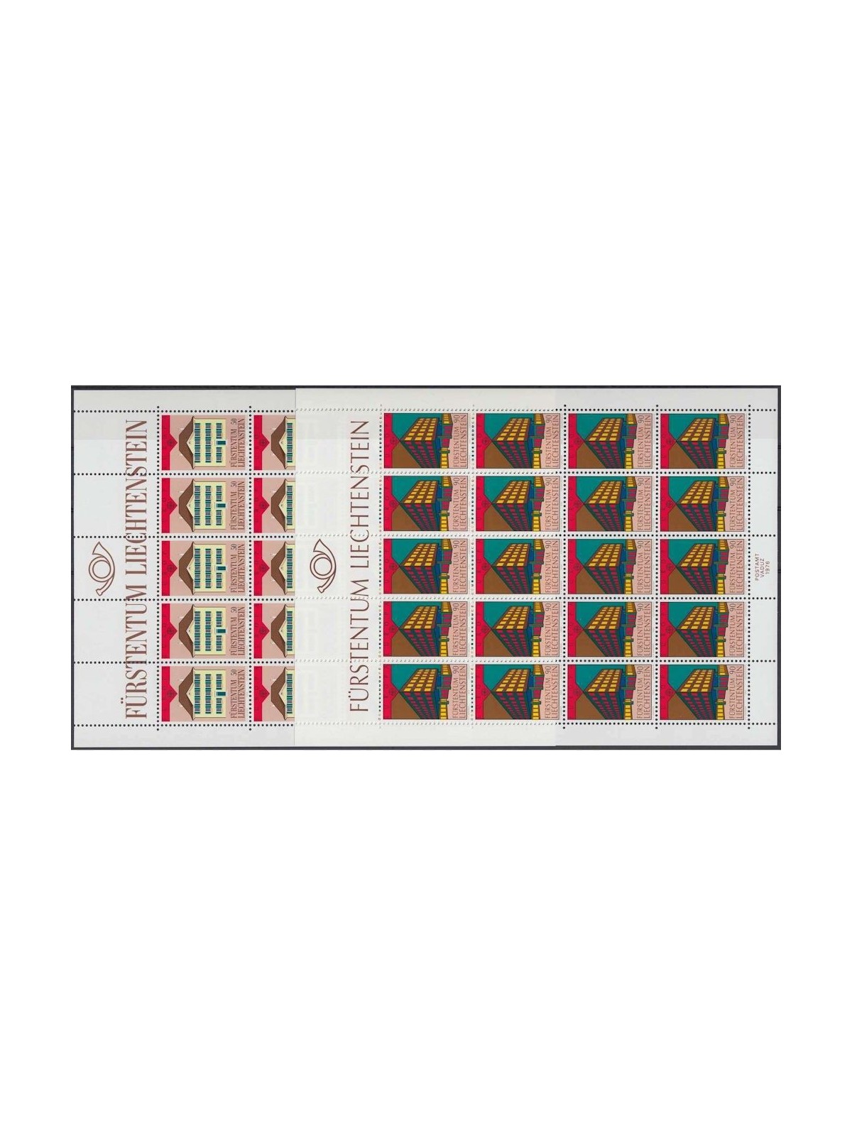 LIECHTENSTEIN 1990 Europe 2 m/s MNH**