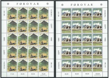 FAEROER 1990 Europa 2 MF MNH**