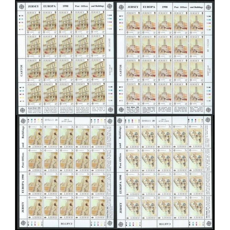 JERSEY 1990 Europe 4 m/s MNH**