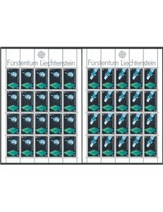 LIECHTENSTEIN 1991 Europa 2 MF MNH**