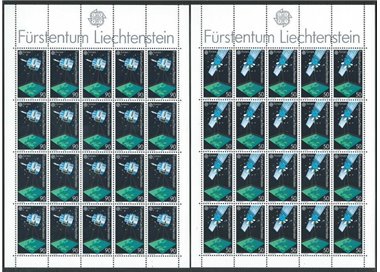 LIECHTENSTEIN 1991 Europa 2 MF MNH**