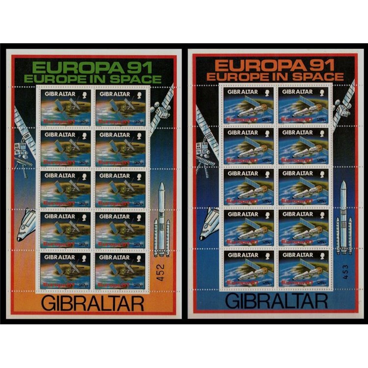 GIBRALTAR 1991 Europe 2 m/s MNH**