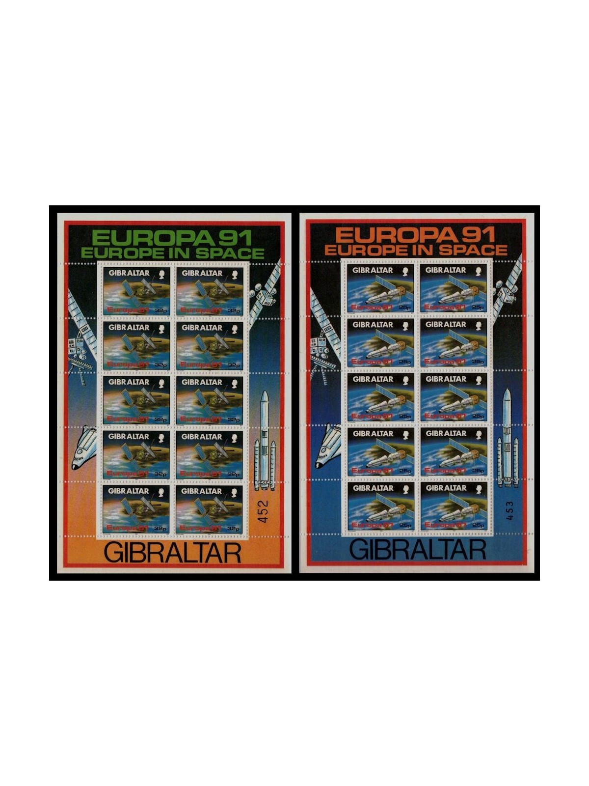 GIBRALTAR 1991 Europe 2 m/s MNH**