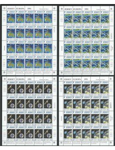 JERSEY 1991 Europa 4 MF MNH**