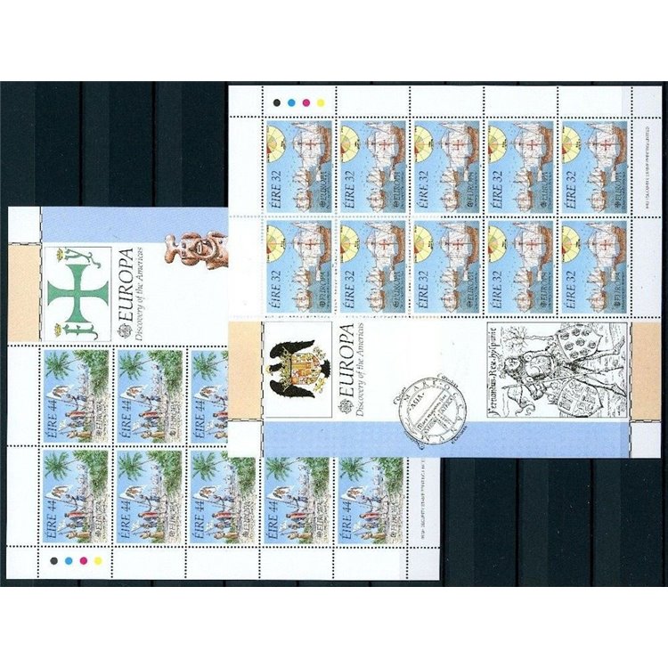 IRLANDA 1992 Europa 2 MF MNH**