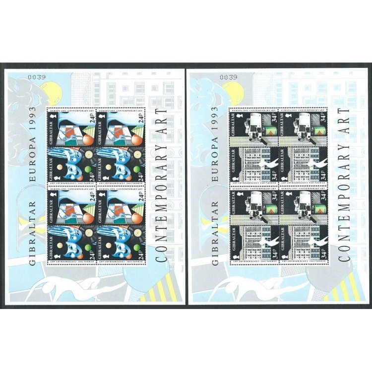 GIBILTERRA 1993 Europa 2 MF MNH**