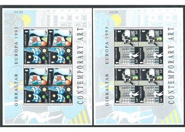 GIBILTERRA 1993 Europa 2 MF MNH**