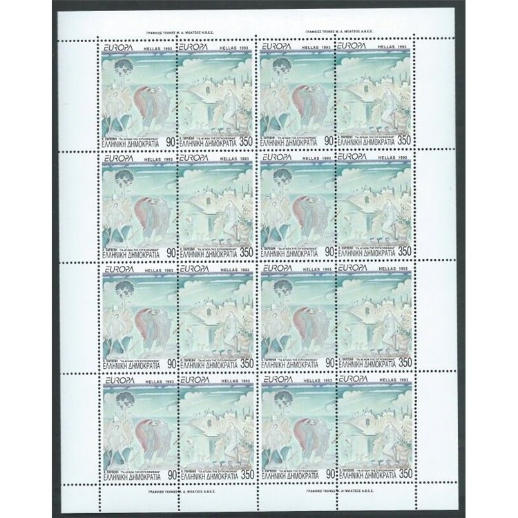GREECE 1993 Europe m/s MNH**