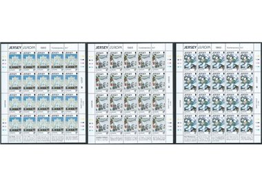 JERSEY 1993 Europa 3 MF MNH**