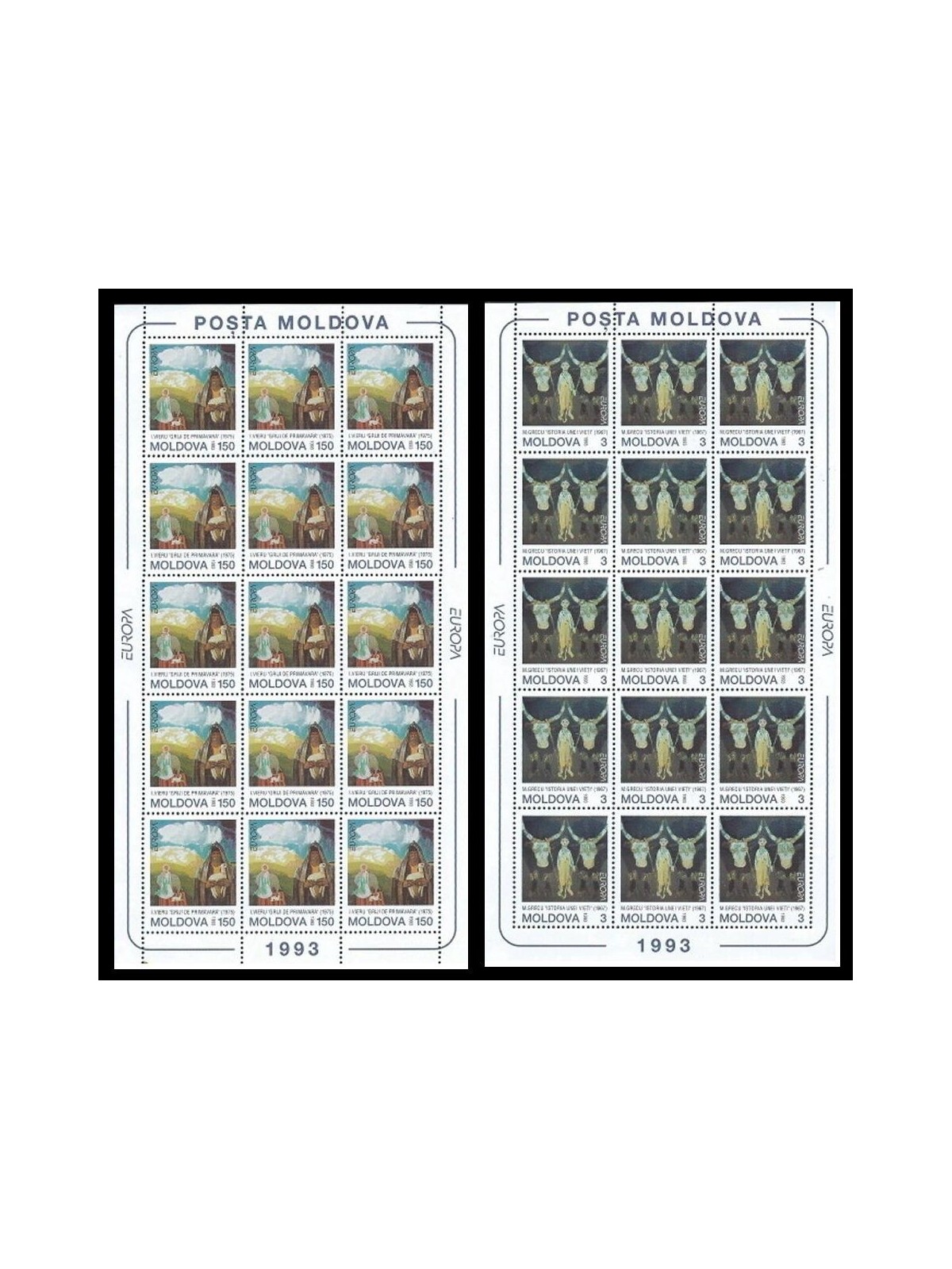 MOLDAVIA 1993 Europa 2 MF MNH**