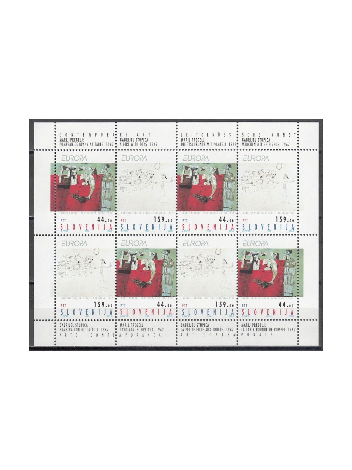 SLOVENIA 1993 Europe m/s MNH**