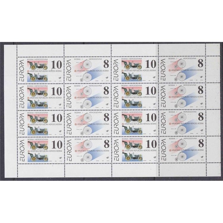 CROATIAN BOSNIA 1994 Europe m/s MNH**