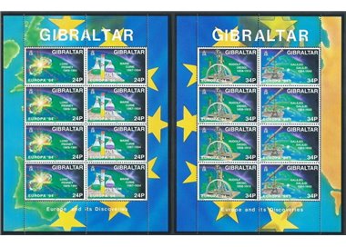 GIBILTERRA 1994 Europa 2 MF MNH**