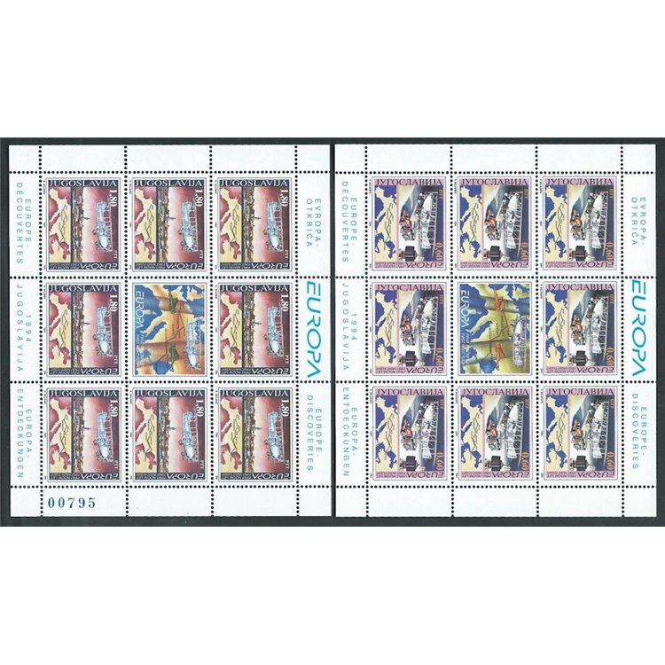YUGOSLAVIA 1994 Europe 2 m/s MNH**