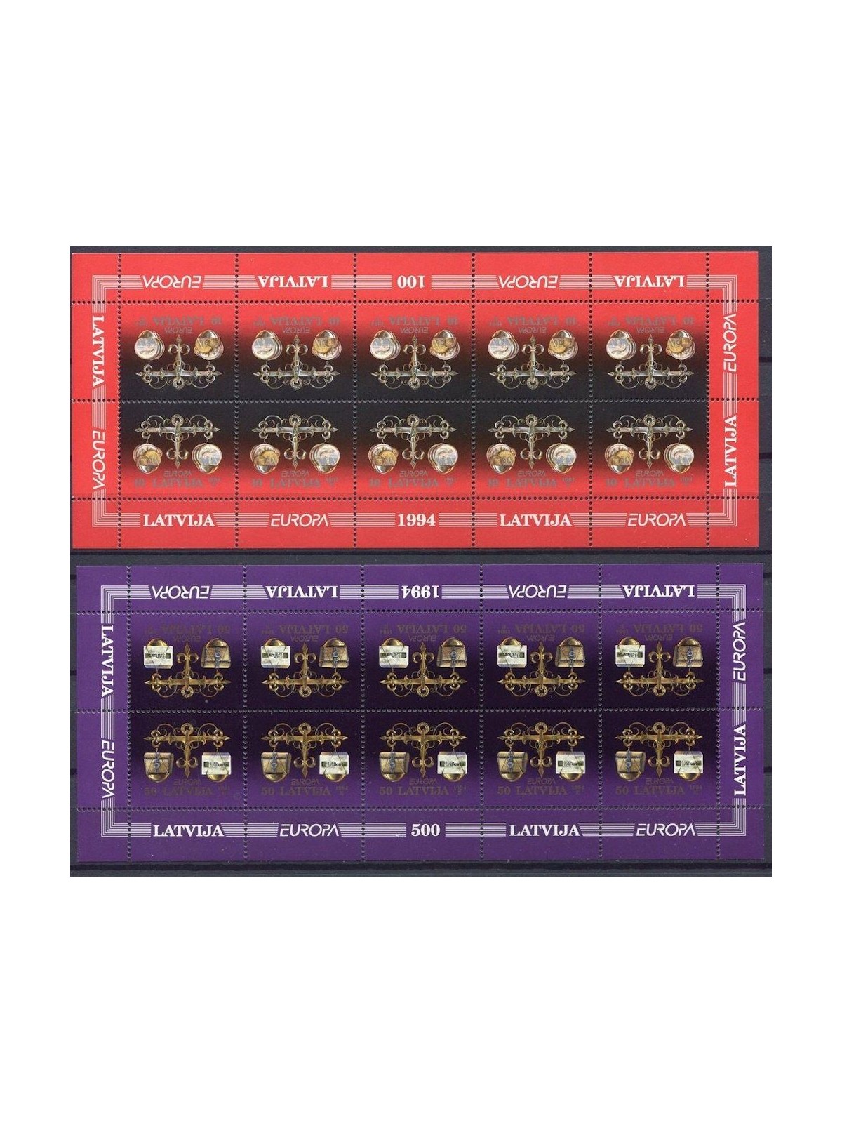 LATVIA 1994 Europe 2 m/s MNH**