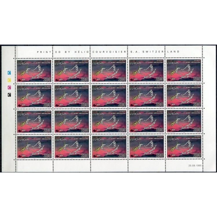 BOSNIA HERZEGOVINA 1995 Europe m/s MNH**