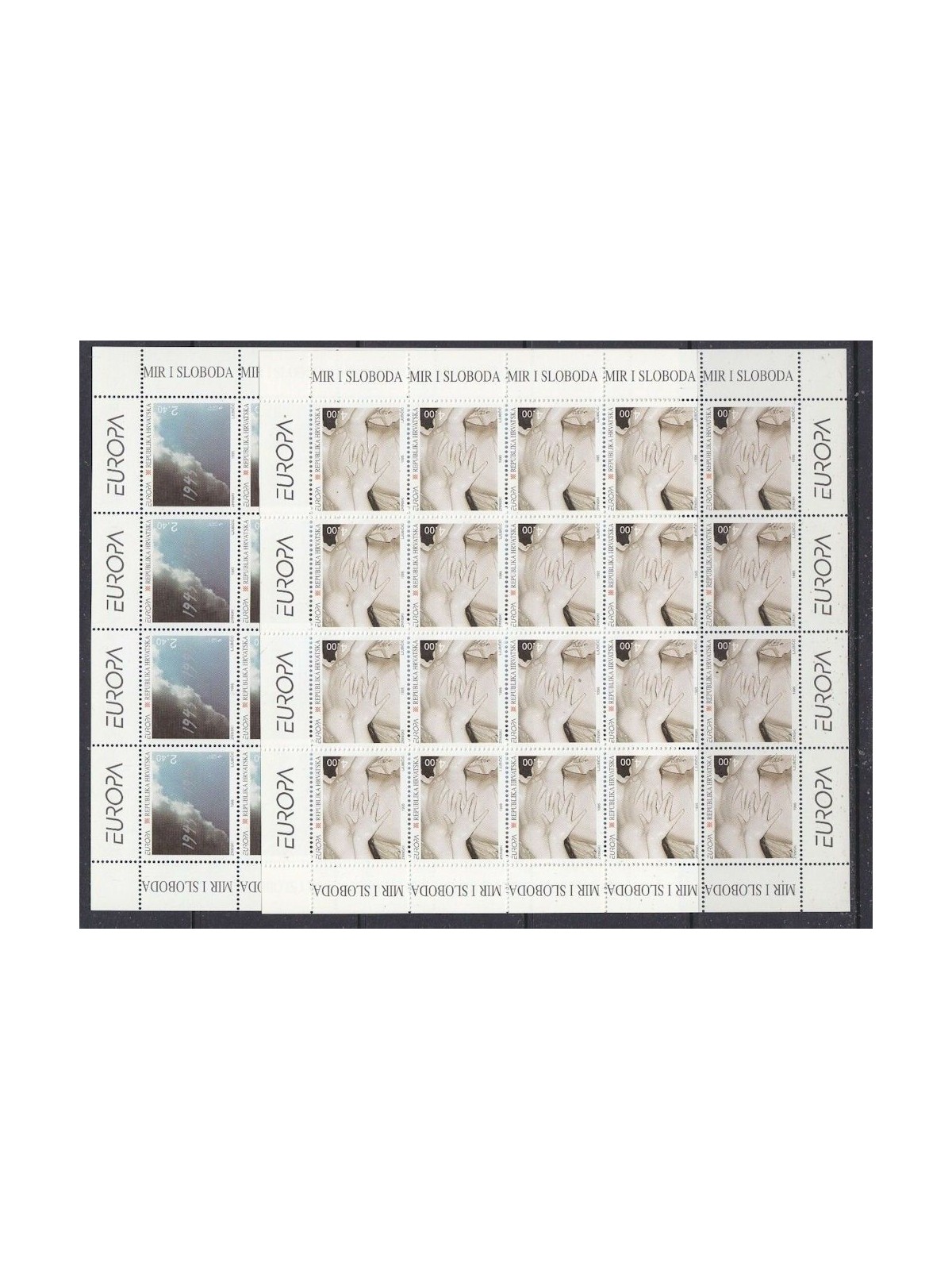 CROATIA 1995 Europe 2 m/s MNH**