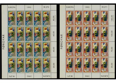 FAEROER 1995 Europa 2 MF MNH**