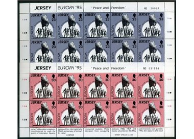 JERSEY 1995 Europe 2 m/s MNH**