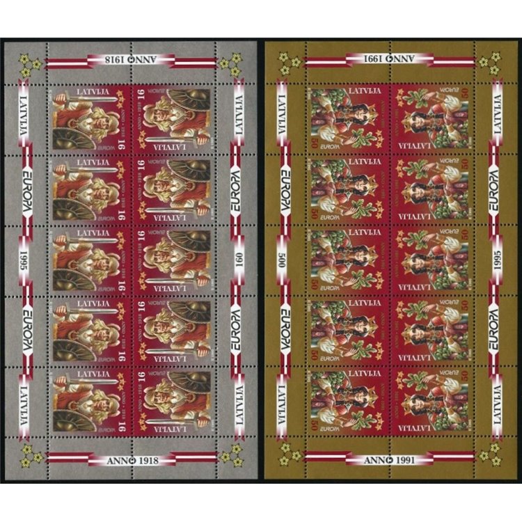 LATVIA 1995 Europe 2 m/s MNH**