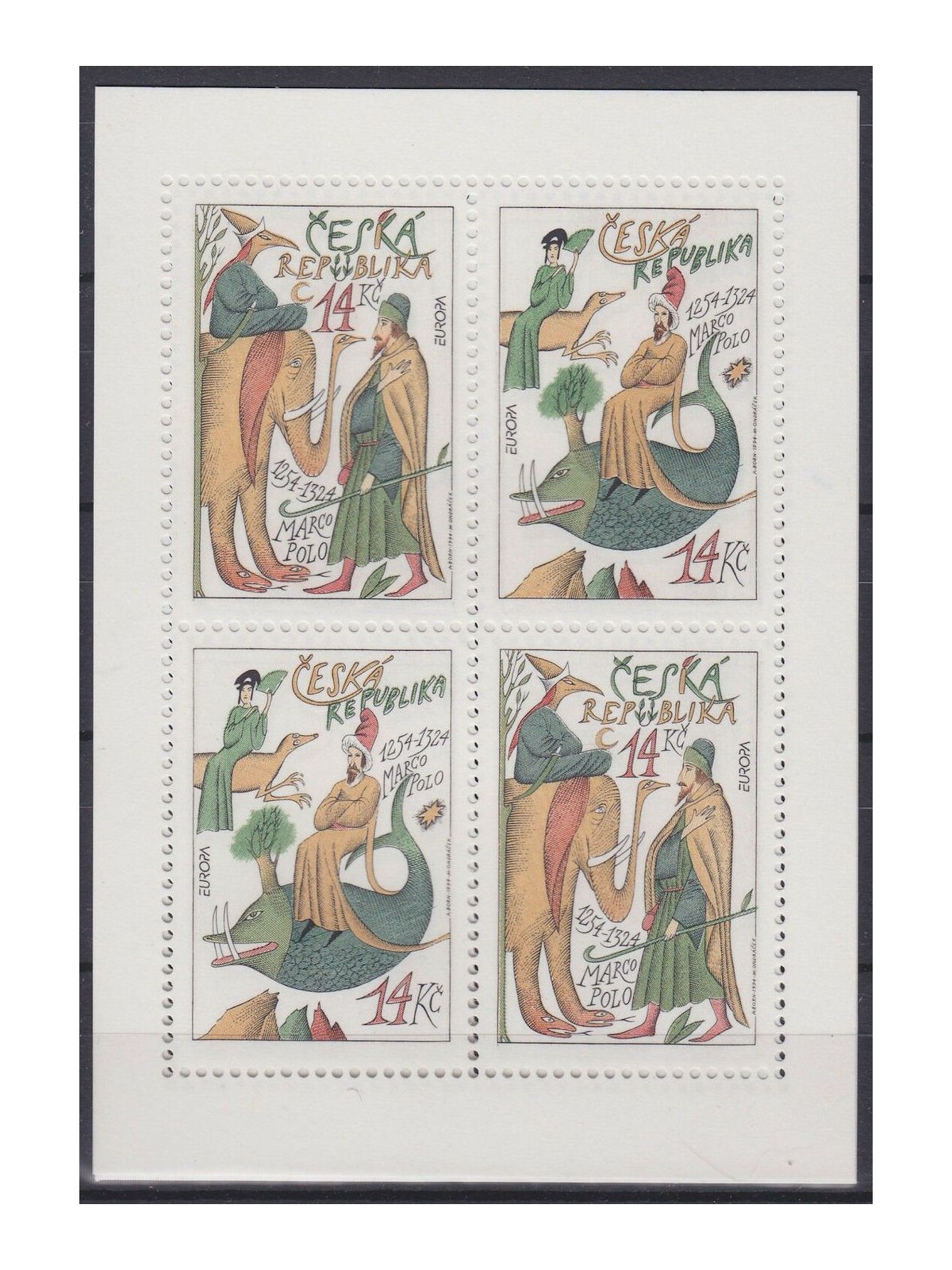 REPUBBLICA CECA 1994 Europa 2 MF MNH**