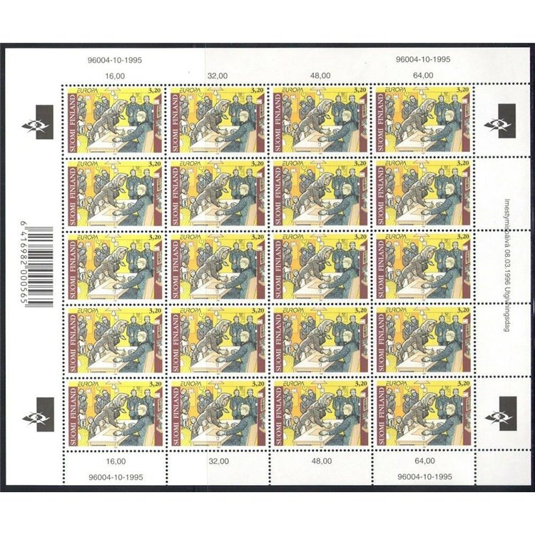 FINLAND 1996 Europe m/s MNH**