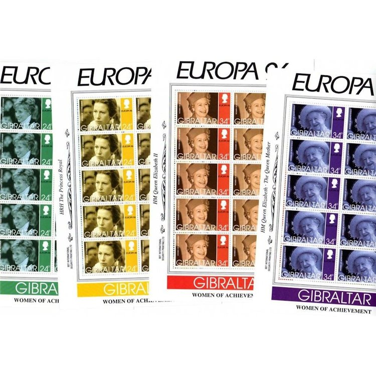 GIBRALTAR 1996 Europe 4 m/s MNH**