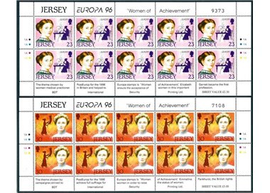 JERSEY 1996 Europa 2 MF MNH**