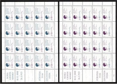 LIECHTENSTEIN 1996 Europe 2 m/s MNH**