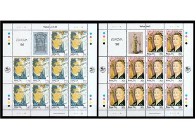 MALTA 1996 Europa 2 MF MNH**