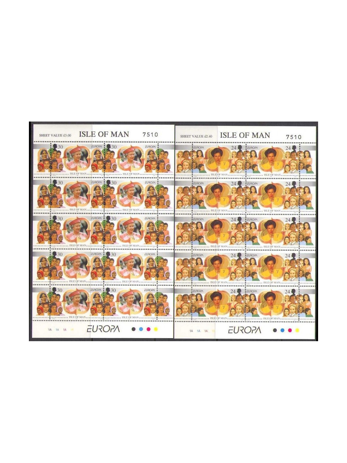 MAN 1996 Europa 2 MF MNH**