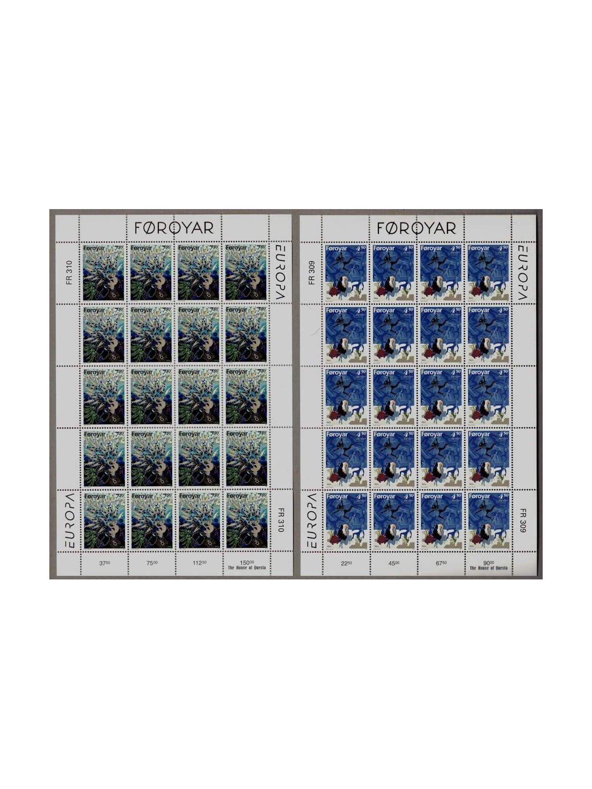 FAEROER 1997 Europa 2 MF MNH**