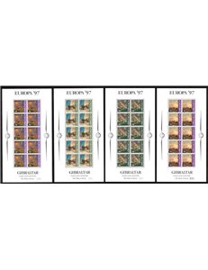 GIBILTERRA 1997 Europa 4 MF MNH**
