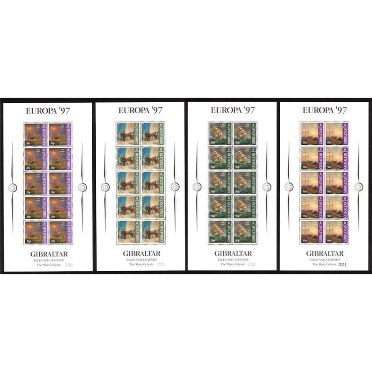 GIBILTERRA 1997 Europa 4 MF MNH**