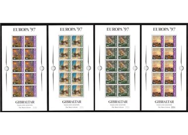 GIBRALTAR 1997 Europe 4 m/s MNH**