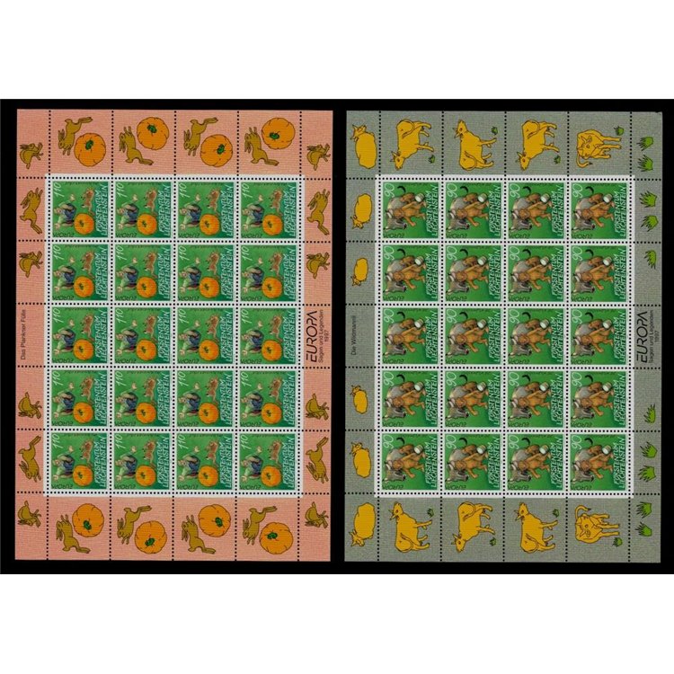LIECHTENSTEIN 1997 Europe 2 m/s MNH**