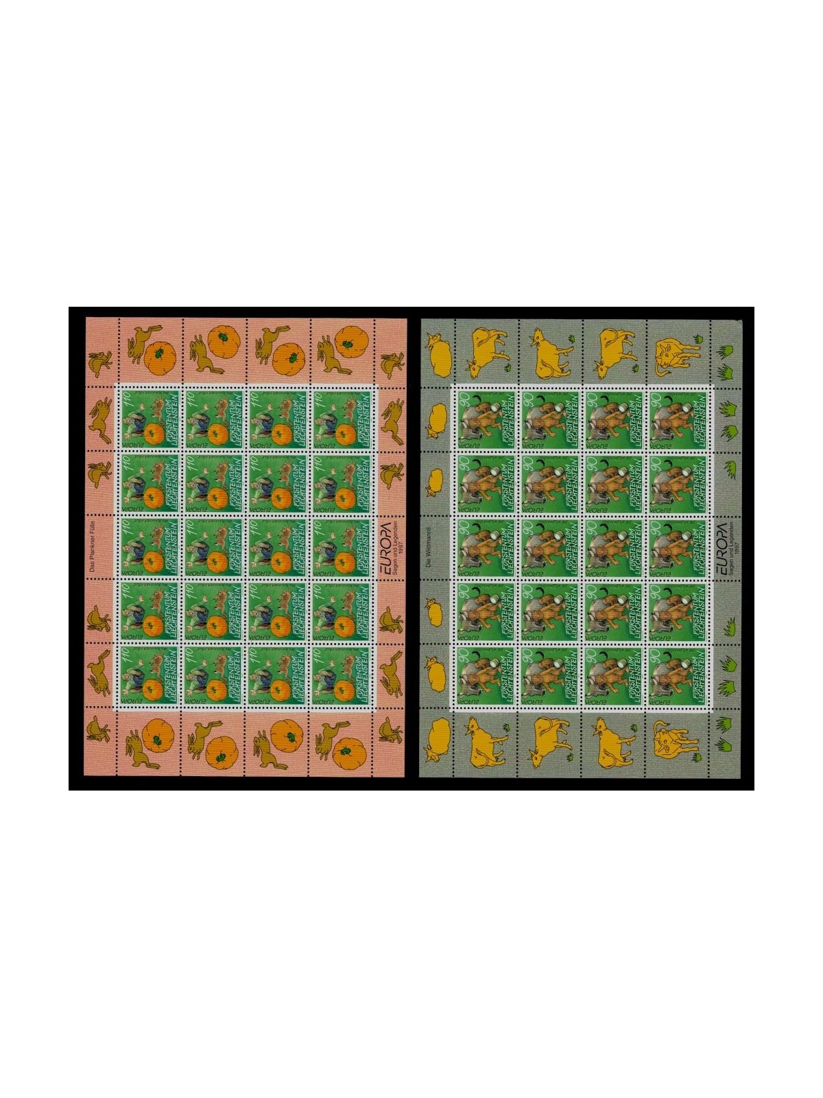 LIECHTENSTEIN 1997 Europa 2 MF MNH**