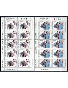 ALBANIA 1997 Europe 2 m/s MNH**