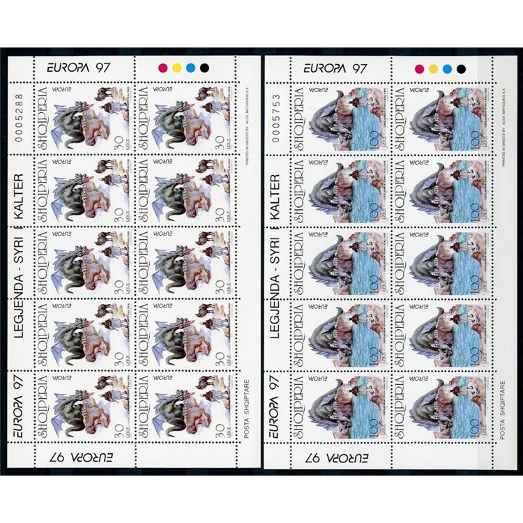 ALBANIA 1997 Europe 2 m/s MNH**