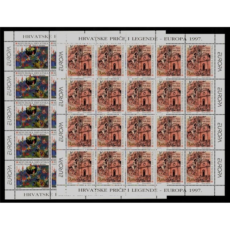 CROAZIA 1997 Europa 2 MF MNH**