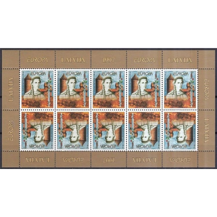 LETTONIA 1997 Europa MF MNH**