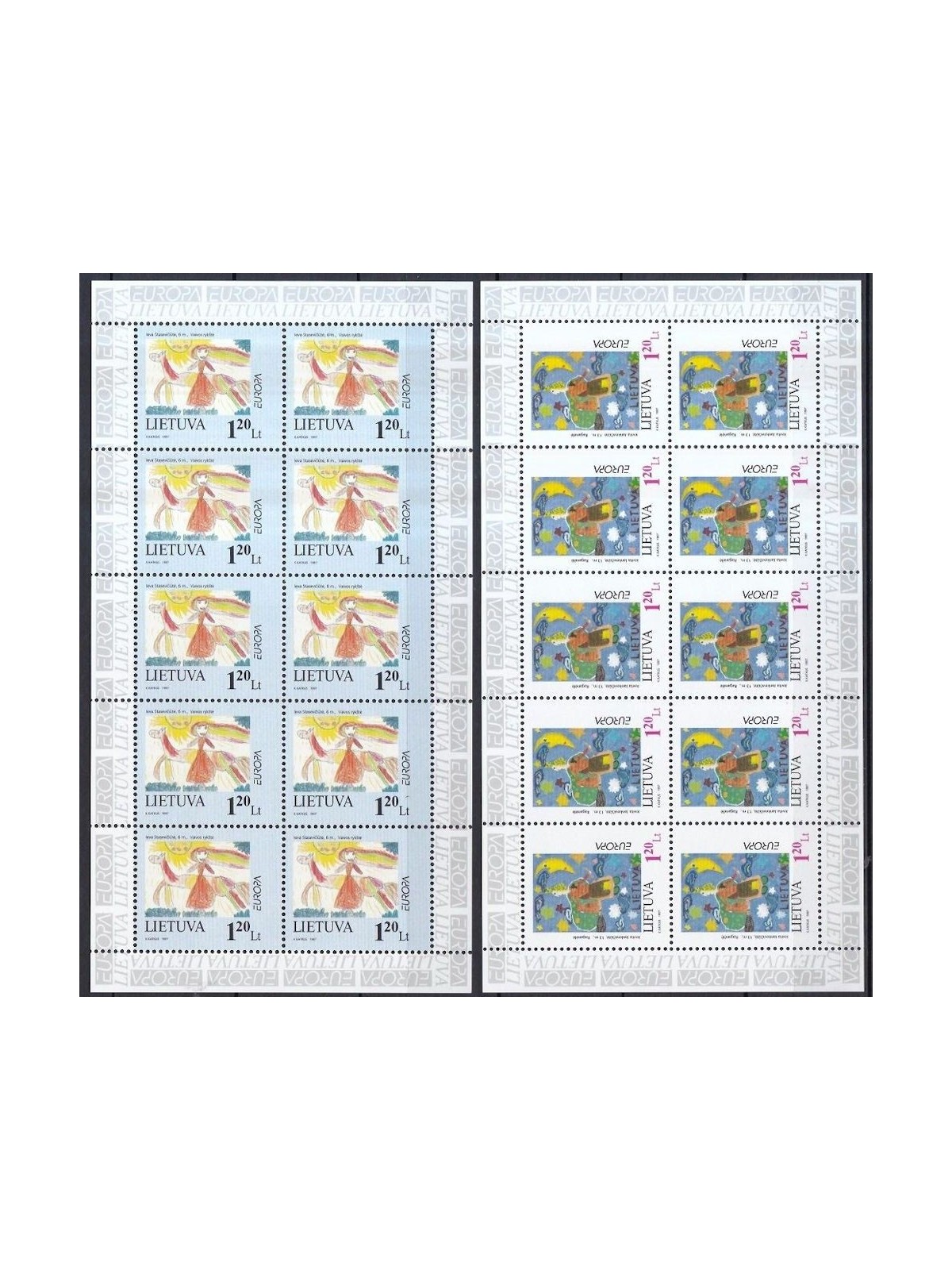 LITHUANIA 1997 Europe 2 m/s MNH**